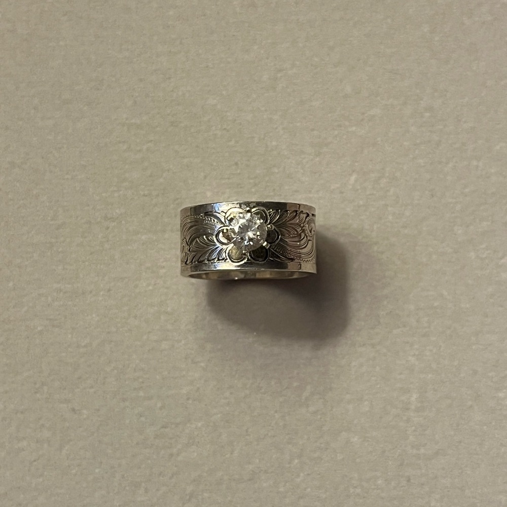 Montana Silversmiths Silver Floral Ring